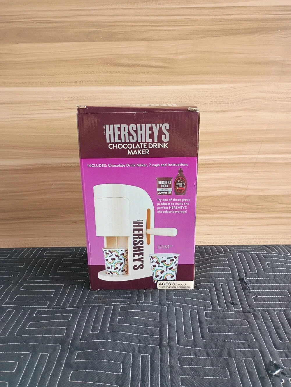 Hershey's Chocolate Drink Maker with Cups and Instructions